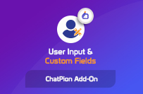 User Input & Custom Fields
