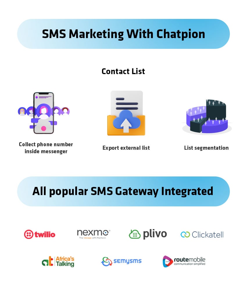 ChatPion: AI Chatbot for Facebook, Instagram, eCommerce, SMS/Email & Social Media Marketing (SaaS) - 39