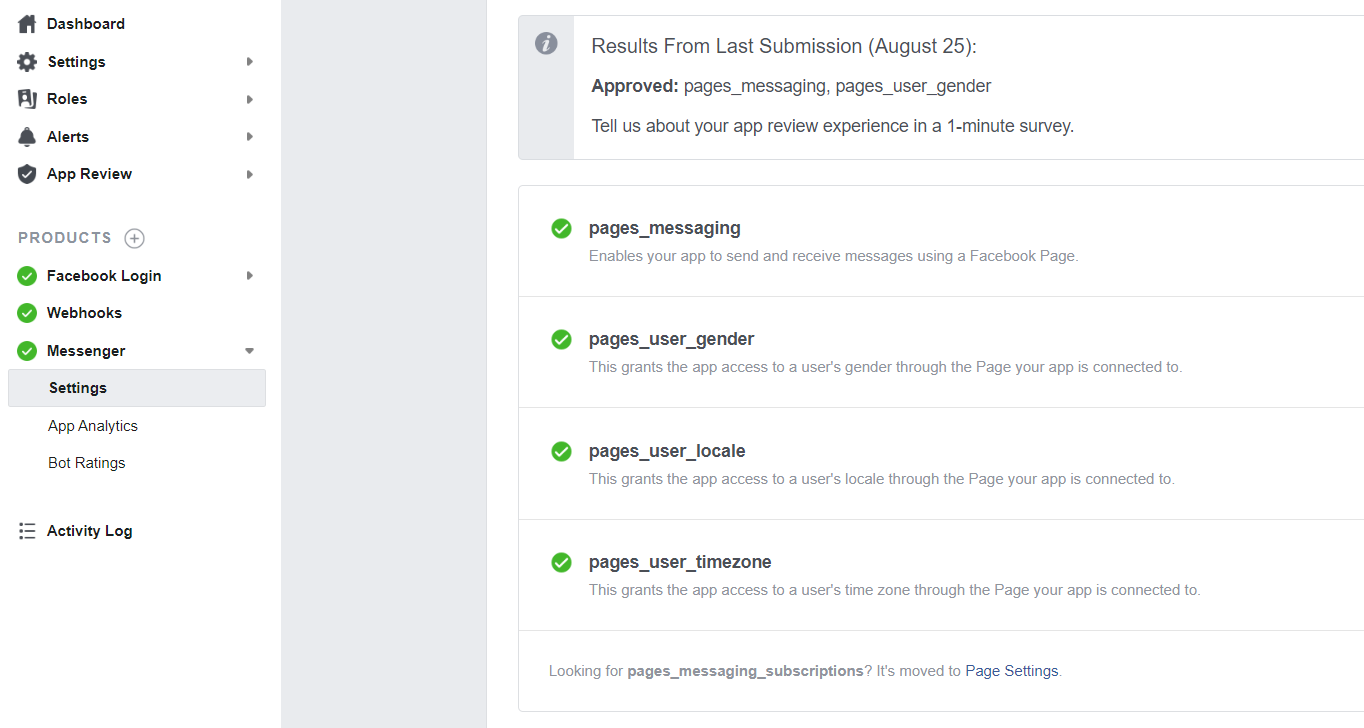 How to submit Facebook application for review