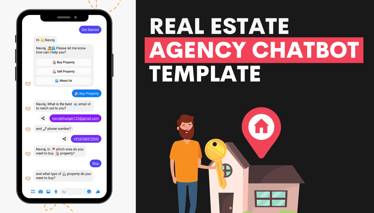 Market Real Estate Chatbot Template Xerone IT