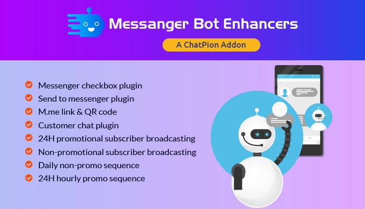 Messenger Bot Enhancers : A ChatPion Add-on