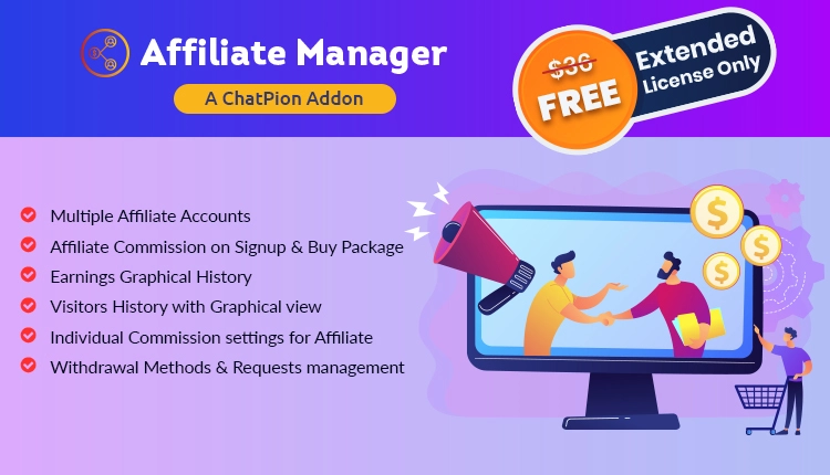 Affiliate Manager: A FREE ChatPion Add-On