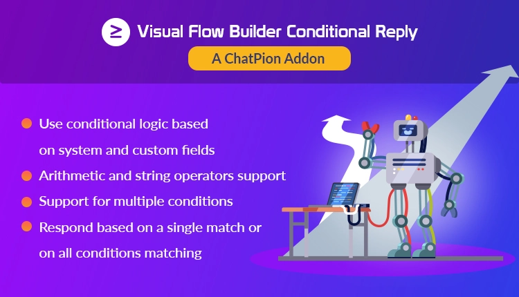 Visual Flow Builder Conditional Reply : A ChatPion Add-On